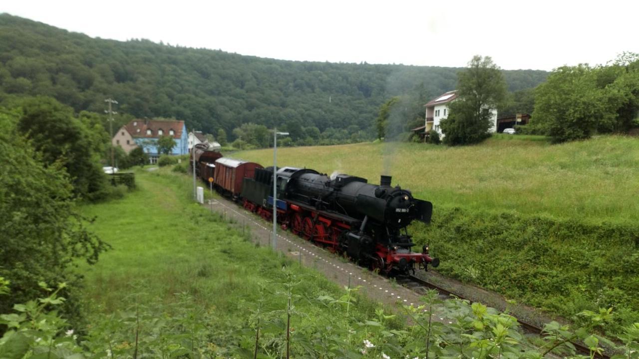 Apartamento Reitstation Roßmühle Gräfendorf Exterior foto